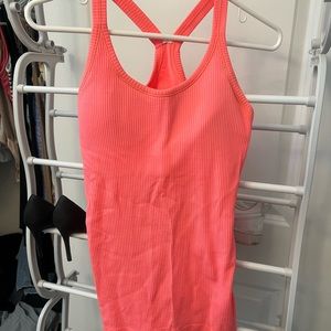Pink lulu lemon tank - never worn